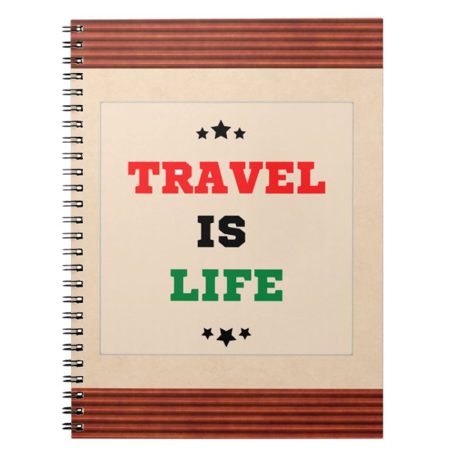 Cuaderno de Viajes Es Vida (Frente)