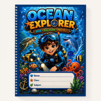 Cuaderno de Vida Marina para Niños Exploradores de