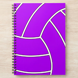 Cuaderno de voleibol de color personalizado