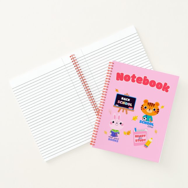 Cuaderno De vuelta a la escuela 💗 📙 😊 (Interior)