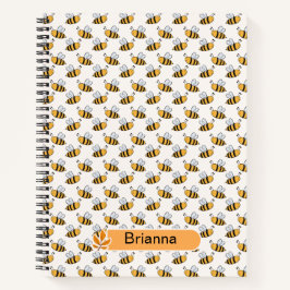 Cuaderno De vuelta a la escuela - Bee-Themed Spiral Noteboo
