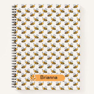 Cuaderno De vuelta a la escuela - Bee-Themed Spiral Noteboo