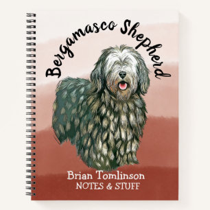 Cuaderno De vuelta a la escuela Bergamasco Shepherd Noteboo