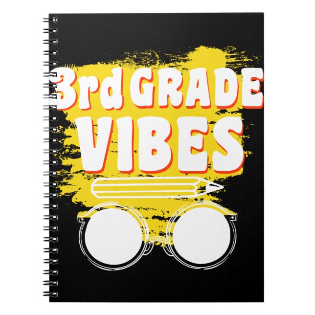 Cuaderno De Vuelta A La Escuela De Segundo Grado Vibes Shir (Frente)