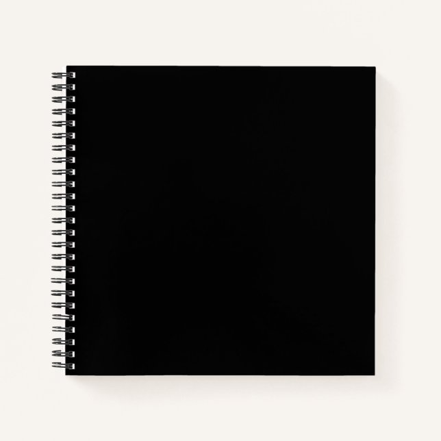 Cuaderno De Vuelta A La Escuela, Espiral Simple Black Autho (Anverso)