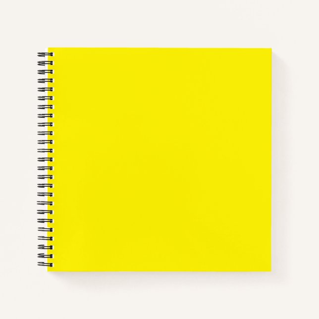 Cuaderno De Vuelta A La Escuela, Espiral Simple Yellow Auth (Anverso)
