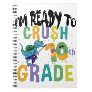 Cuaderno De vuelta a la escuela Estoy listo para aplastar 1