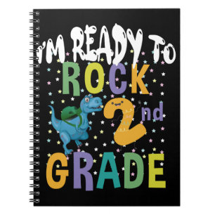 Cuaderno De vuelta a la escuela Estoy listo para rockear 2d