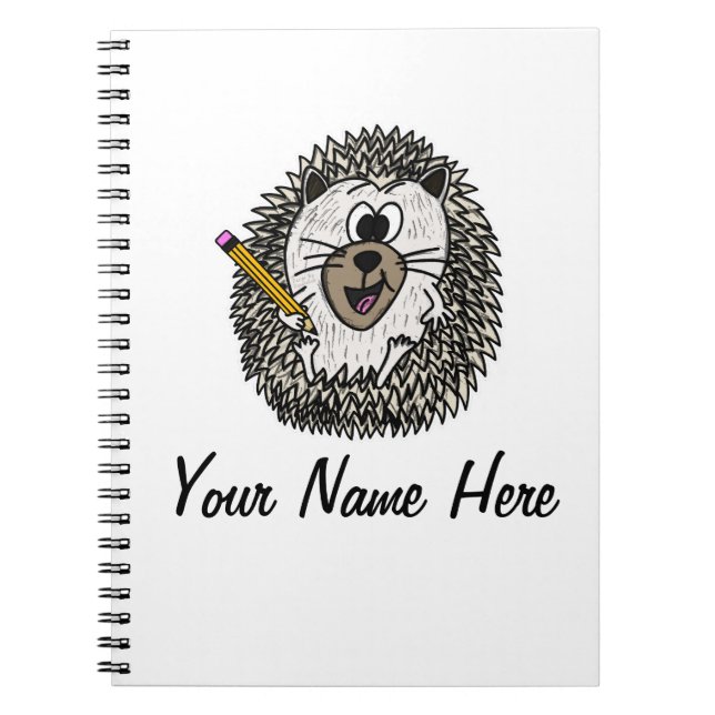 Cuaderno De Vuelta A La Escuela Hedgehog Funny Teacher Pers (Frente)