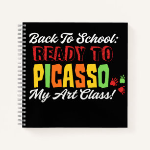 Cuaderno De vuelta a la escuela: Listo para Picasso mi clas