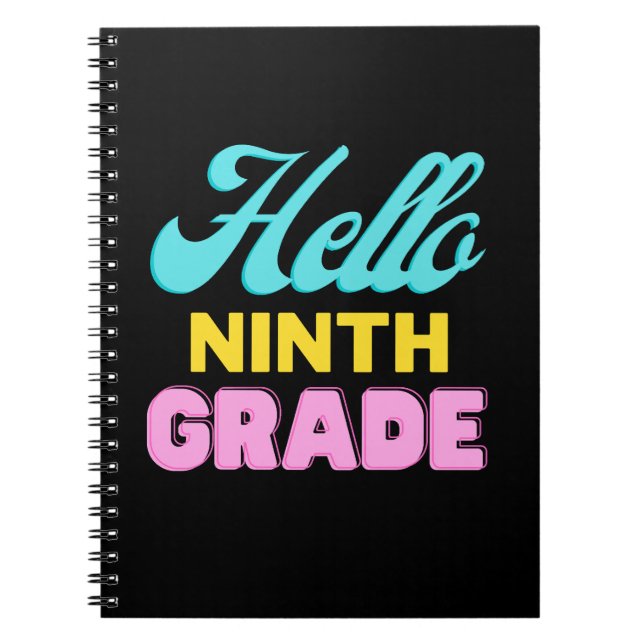 Cuaderno De vuelta a la escuela, primer día de clase (Frente)