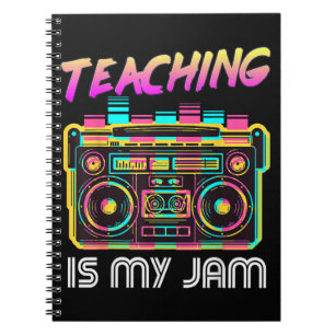 Cuaderno De vuelta a la escuela Retro Enseñar es mi pasión