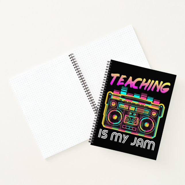 Cuaderno De vuelta a la escuela Retro Enseñar es mi pasión  (Interior)