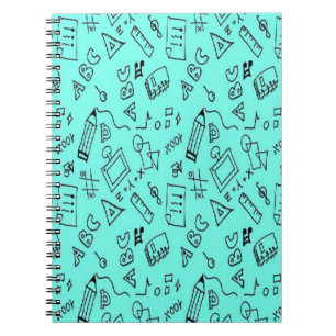 Cuaderno De vuelta a la escuela verde azulada