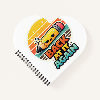 Cuaderno De Vuelta a Lo Mismo Diseño Divertido de Lápiz Esc