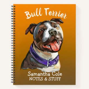 Cuaderno de vuelta al cole Bull Terrier