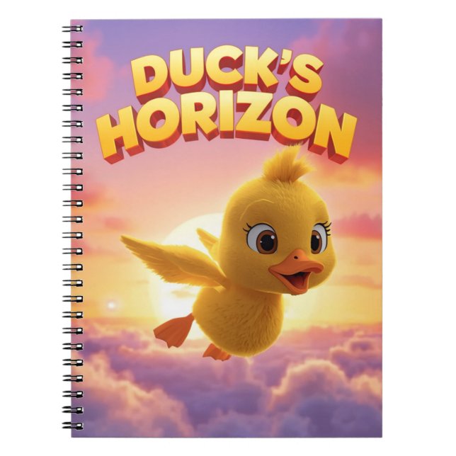Cuaderno de vuelta al cole de patito lindo 🐥 | Ni (Frente)