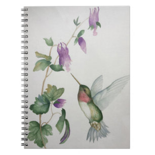 Cuaderno de Wateroclor elegante de Hummingbird