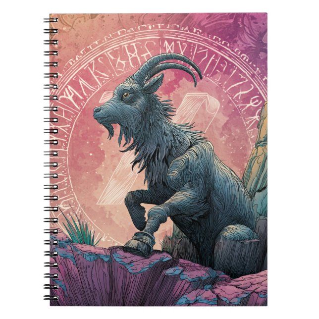 Cuaderno de Zodiac para Capricornio Místico (Frente)