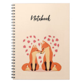 Cuaderno De Zorro Rosa Lindo Animales Hermosos Nat