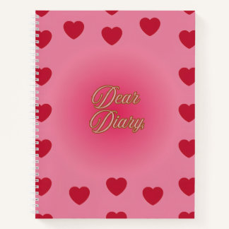 Cuaderno "Dear Diary" Spiral Notebook 