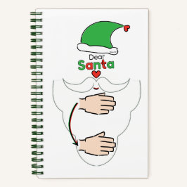 Cuaderno Dear Santa Claus in Sign Language