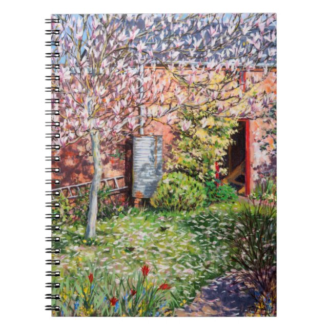 Cuaderno Debajo de la magnolia (Frente)