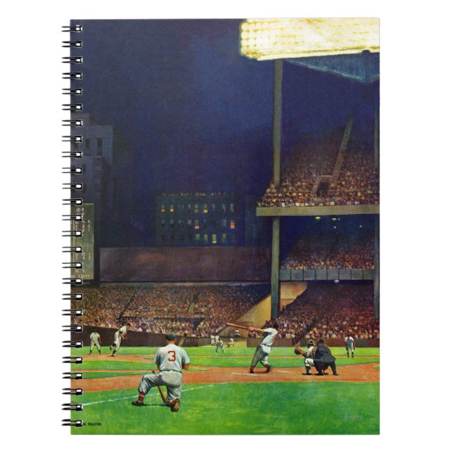 Cuaderno Debajo de las luces por John Falter (Frente)