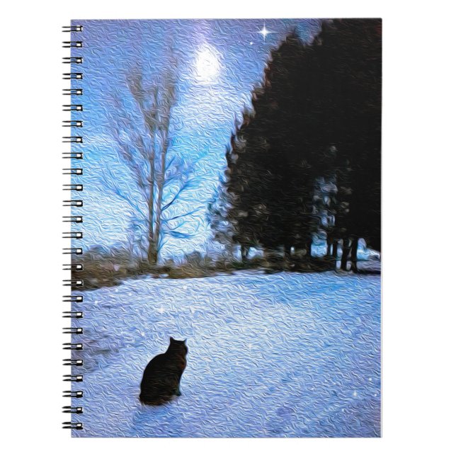 Cuaderno Debajo de una luna del Tabby (Frente)