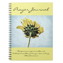 Cuaderno Debajo del diario del rezo del girasol