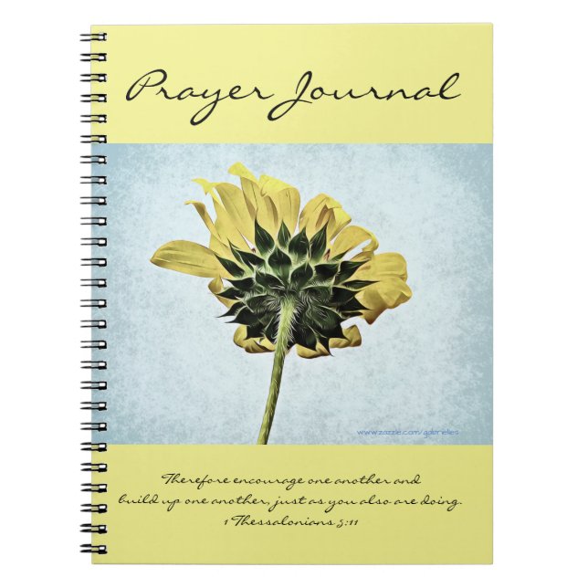 Cuaderno Debajo del diario del rezo del girasol (Frente)