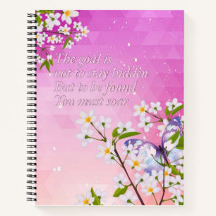 Cuaderno Debe Soplar Patrón Geométrico Rosa