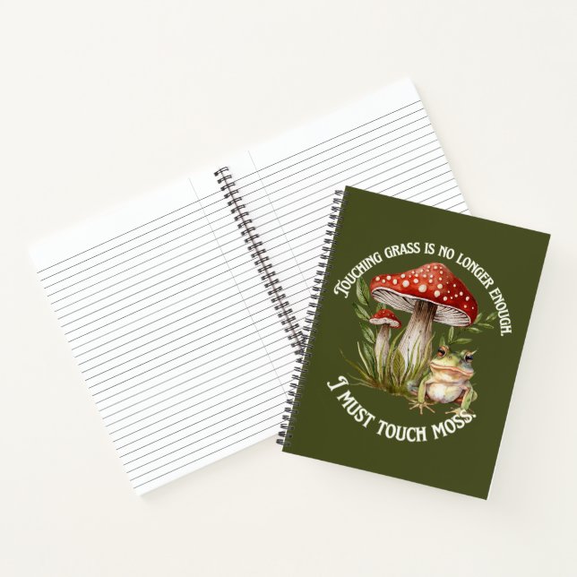 Cuaderno "Debo tocar musgo" (Interior)