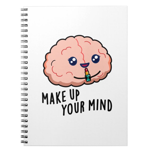 Cuaderno Decídete Cerebro Divertido Juego de Palabras  (Frente)