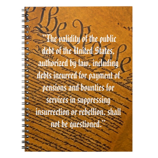 Cuaderno Decimocuarta Enmienda Deuda Pública (Frente)