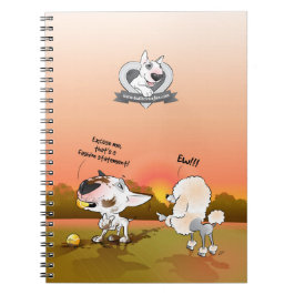 Cuaderno "declaración del dibujo animado de bull