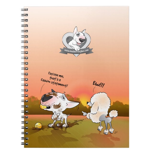 Cuaderno "declaración del dibujo animado de bull (Frente)