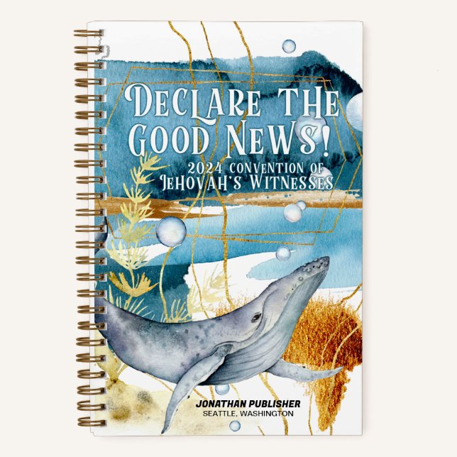Cuaderno Declarar la vida útil de la Convención JW de Good  (Anverso)