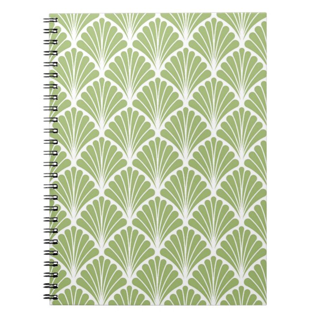 Cuaderno Deco de arte geométrico, patrón sin fisuras (Frente)