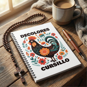 Cuaderno DeColores Cursillo Arte Folclórico Gallo Oscuro Co