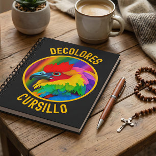 Cuaderno DeColores Cursillo Gallo Colorido Arcoíris Vibrant