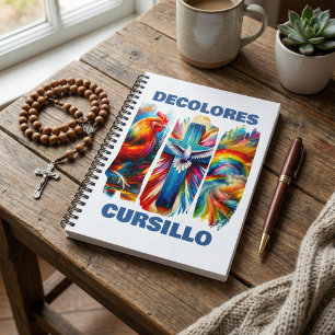 Cuaderno DeColores Cursillo Pincelada Gallo Cruz Paloma