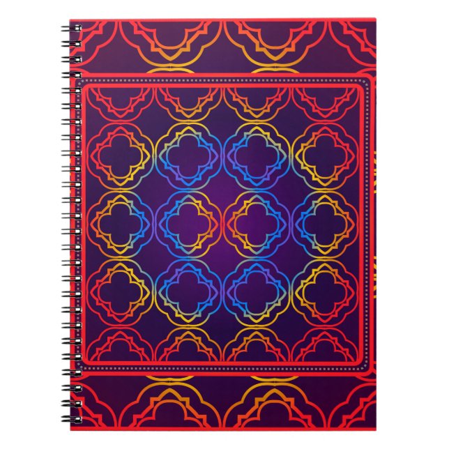 Cuaderno Decoración Con Decoración Geométrica. Sym (Frente)