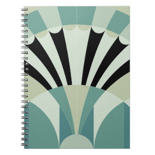 Cuaderno decoración de arte vintage patrón diseño de ilustr