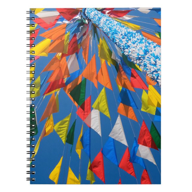 Cuaderno Decoración de banderas triangulares (Frente)
