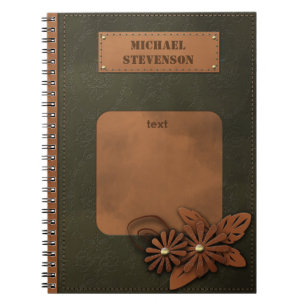 Cuaderno Decoración de cuero