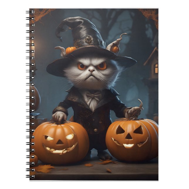 Cuaderno decoración de halloween (Frente)