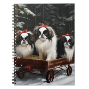 Cuaderno Decoración de los Navidades Chin Snowy Sleigh