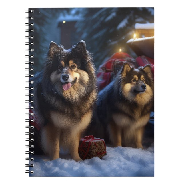 Cuaderno Decoración de los Navidades finlandeses Lapphund S (Frente)