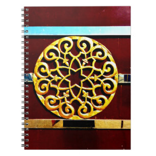 Cuaderno Decoración dorada